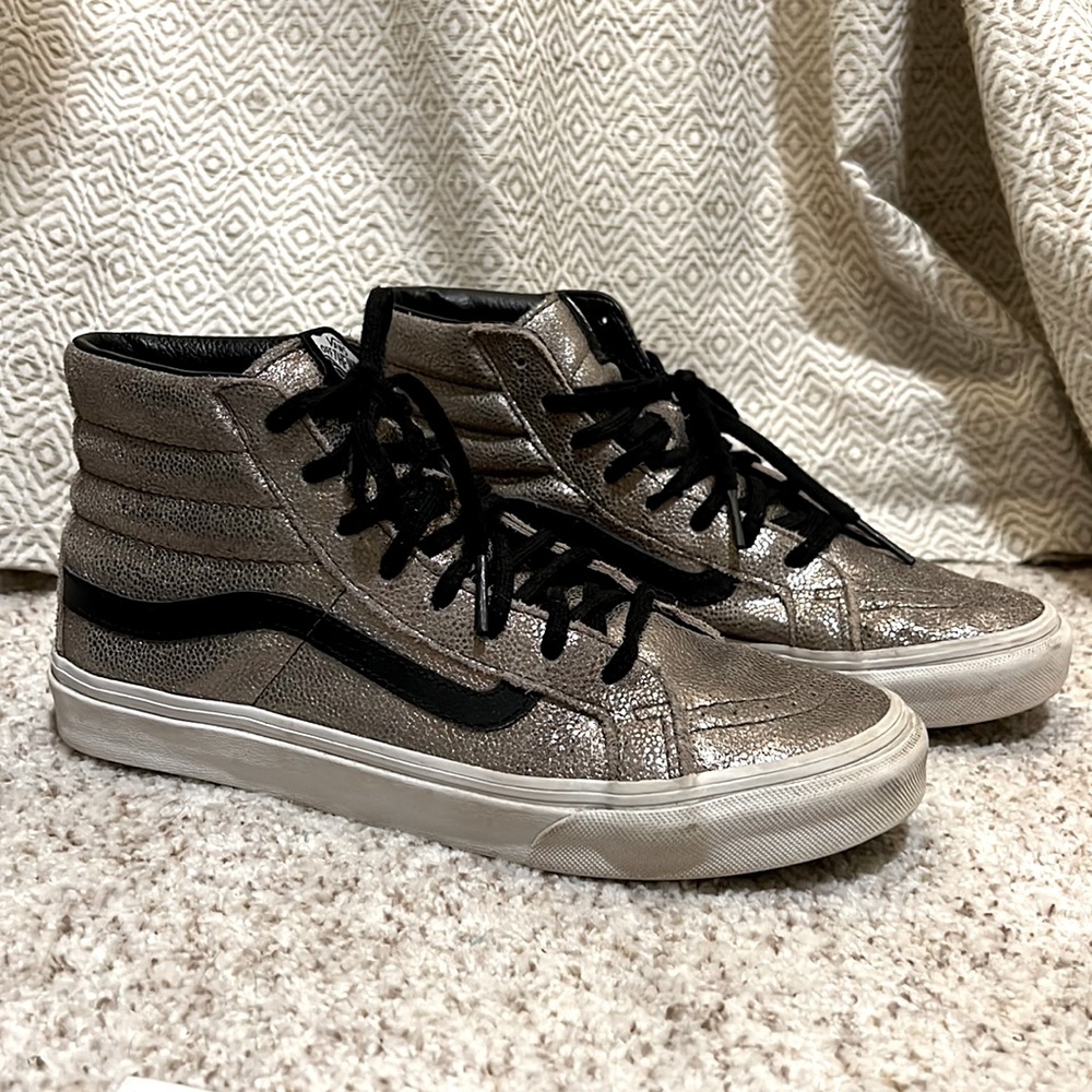 Metallic Gold Vans